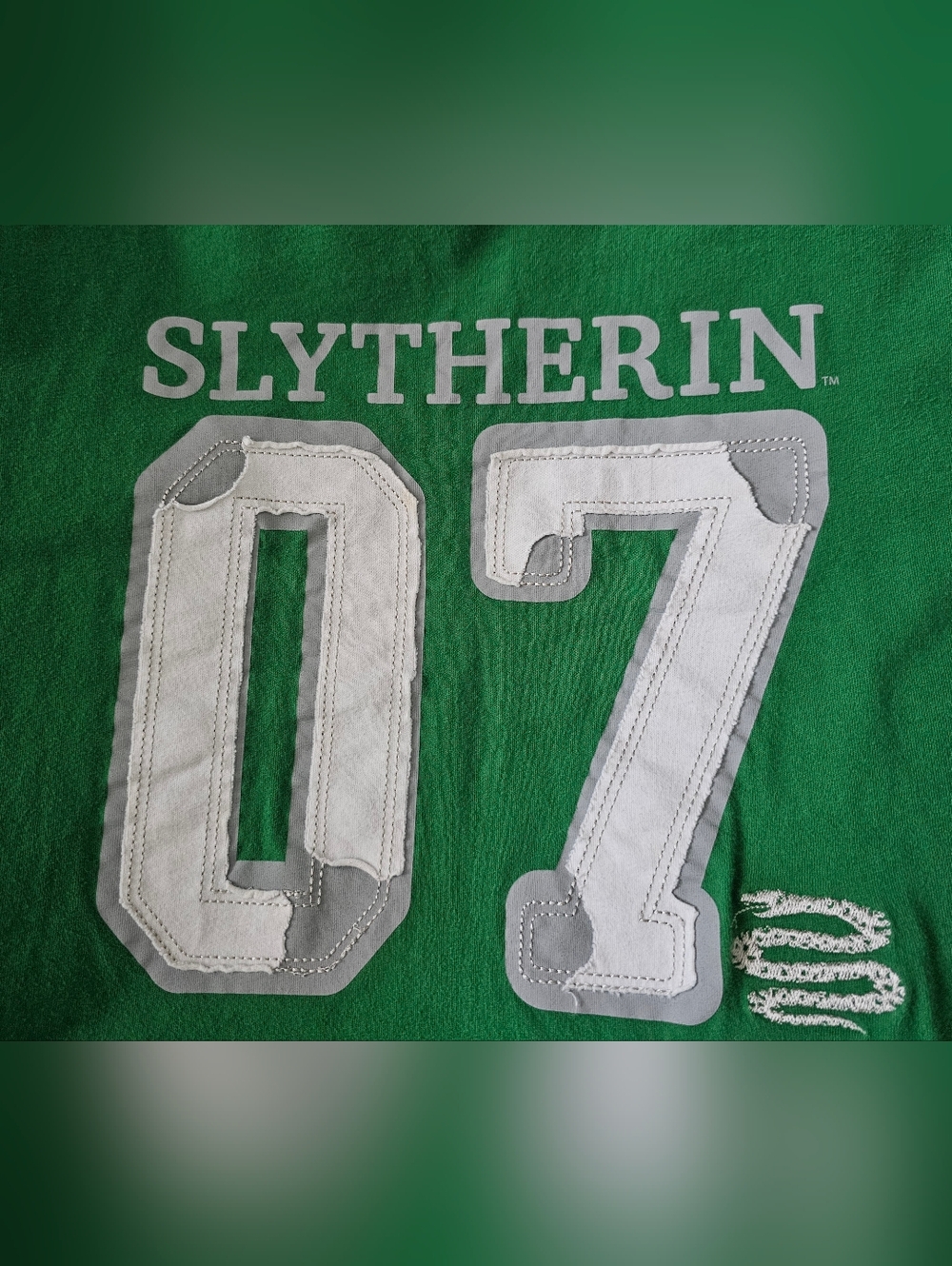 Darco Malfoy 2xl Slytherin Quidditch Jersey Shirt